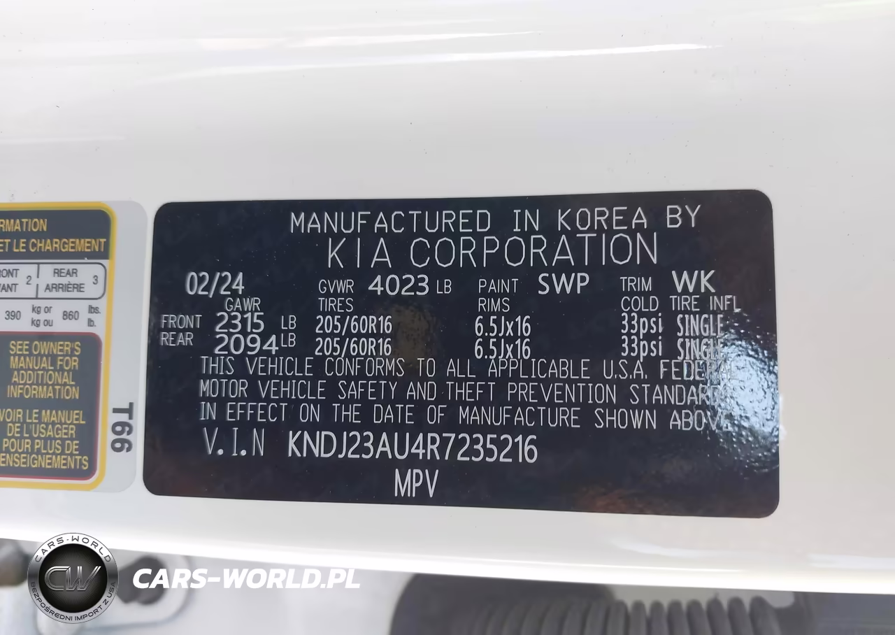 2024 Kia Soul Lx VIN:KNDJ23AU4R7235216 - 9