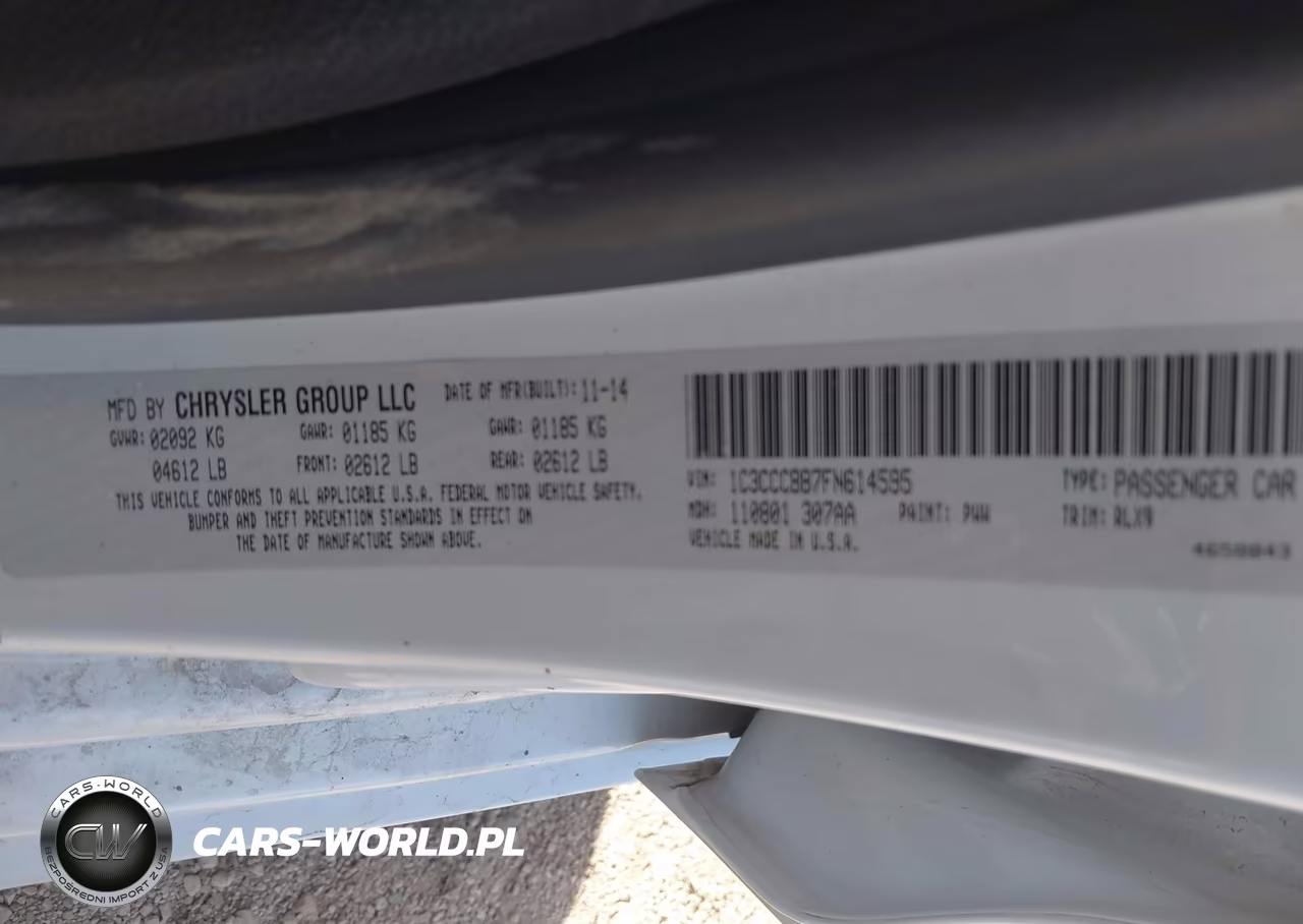 2015 Chrysler 200 S VIN:1C3CCCBB7FN614595 - 9