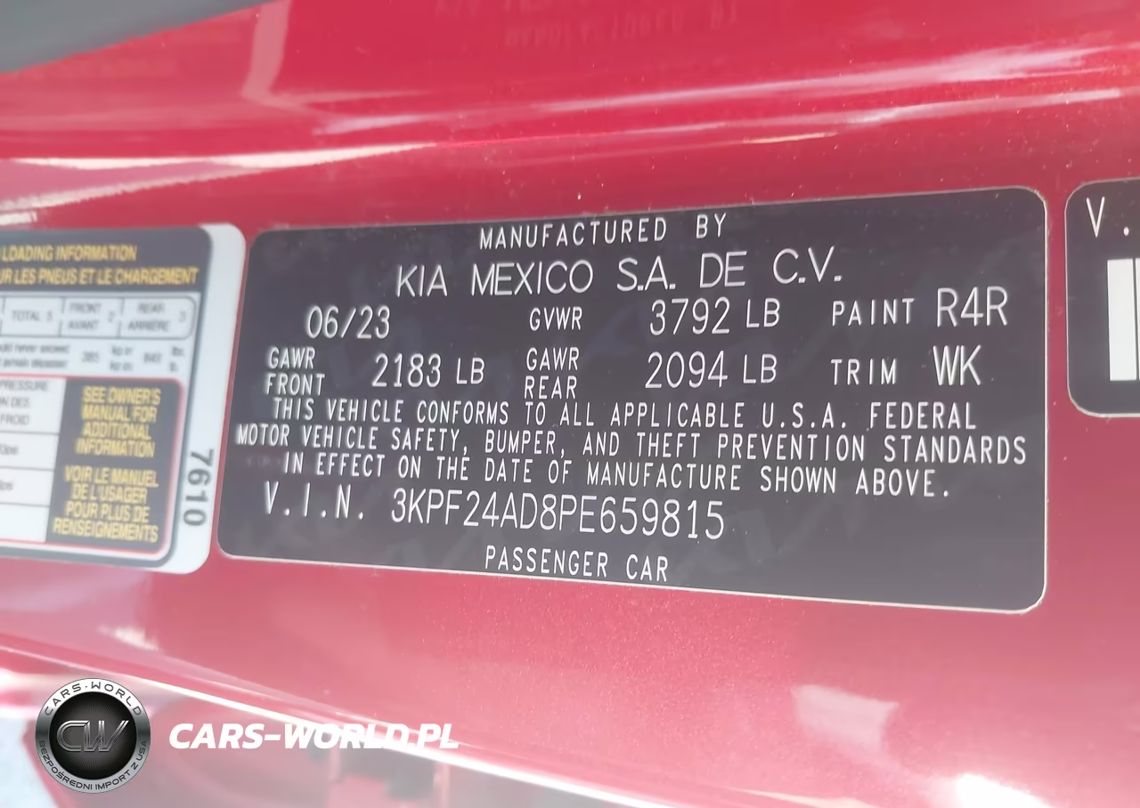 2023 Kia Forte Lxs VIN:3KPF24AD8PE659815 - 9