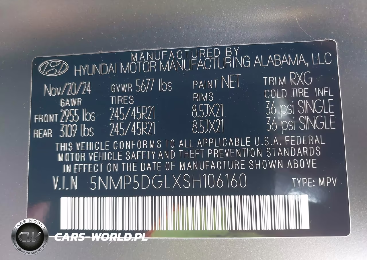 2025 Hyundai Santa Fe Calligraphy VIN:5NMP5DGLXSH106160 - 9