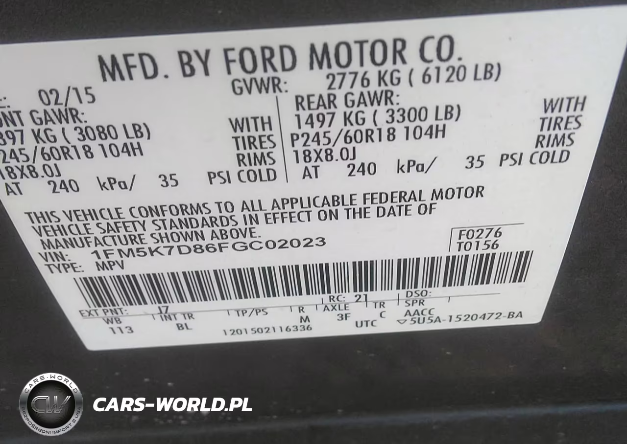 2015 Ford Explorer Xlt VIN:1FM5K7D86FGC02023 - 9
