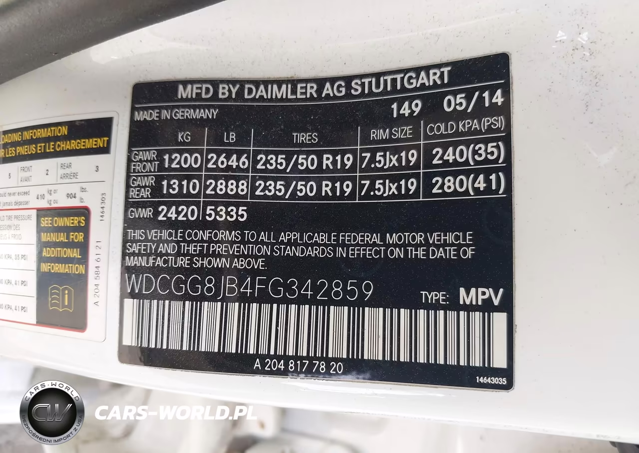 2015 Mercedes-Benz Glk 350 4Matic VIN:WDCGG8JB4FG342859 - 9