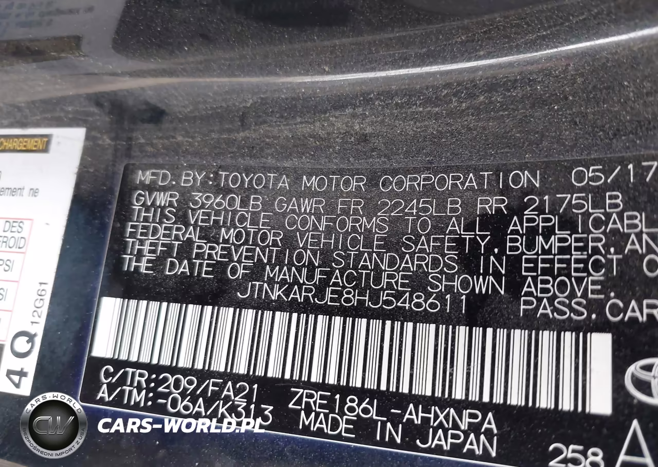 2017 Toyota Corolla Im VIN:JTNKARJE8HJ548611 - 9