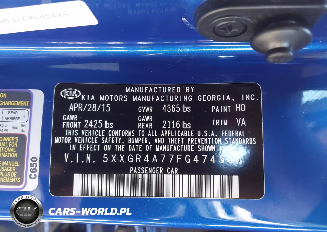 2015 Kia Optima Sx VIN:5XXGR4A77FG474560 - 9
