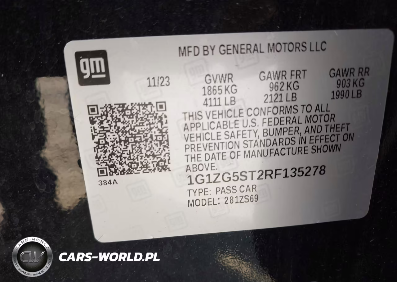 2024 Chevrolet Malibu Fwd Rs VIN:1G1ZG5ST2RF135278 - 9