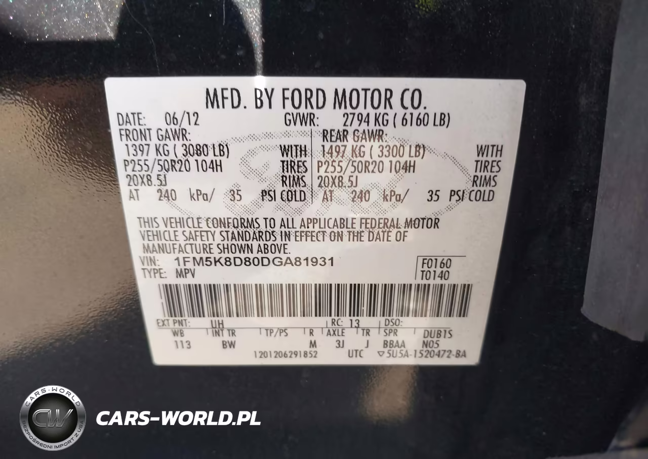 2013 Ford Explorer Xlt VIN:1FM5K8D80DGA81931 - 9