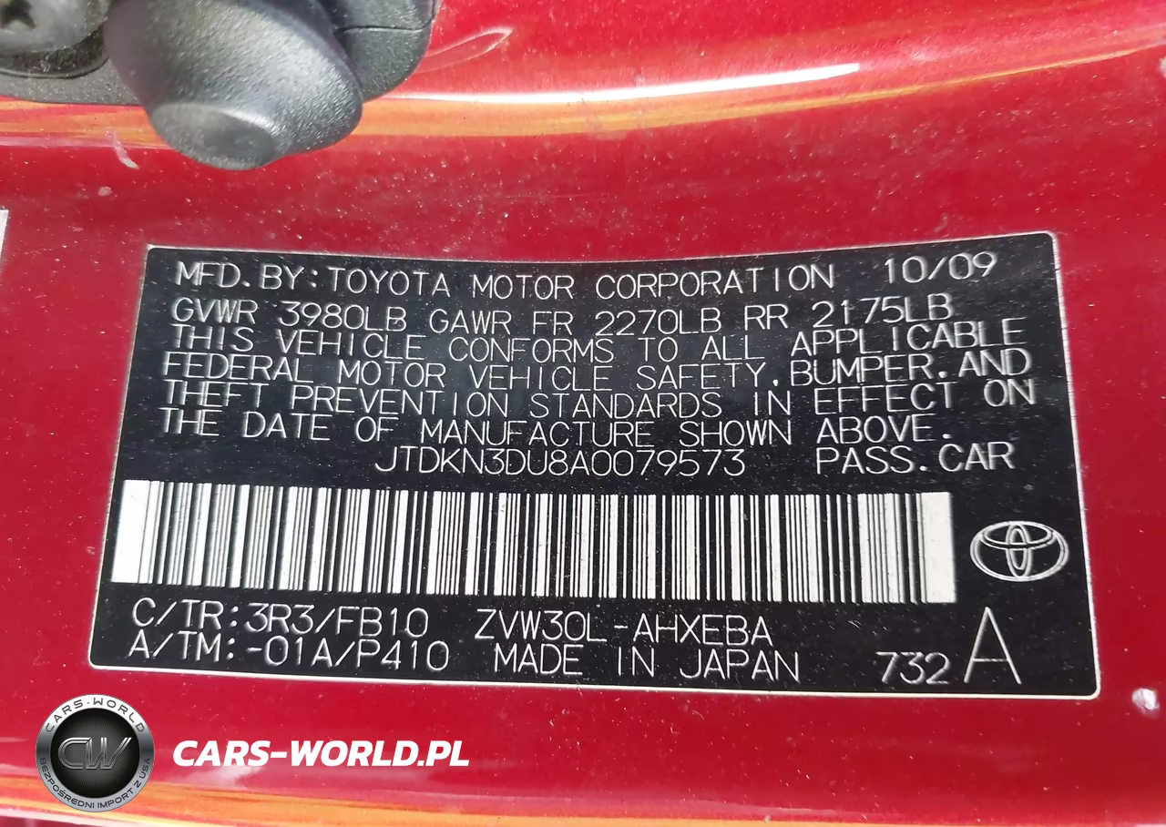 2010 Toyota Prius Ii VIN:JTDKN3DU8A0079573 - 9