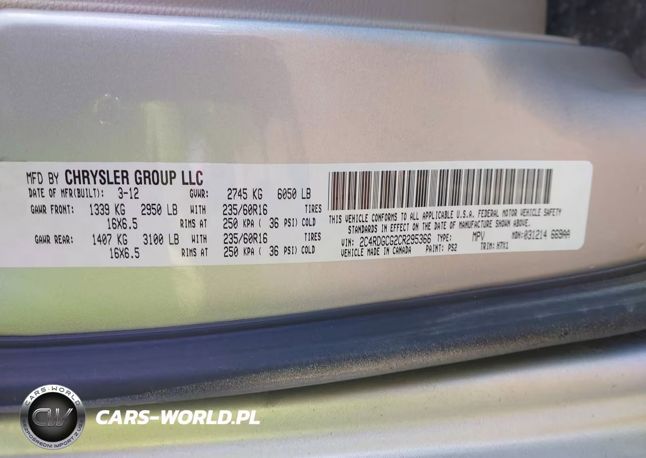 2012 Dodge Grand Caravan Sxt VIN:2C4RDGCG2CR295366 - 9