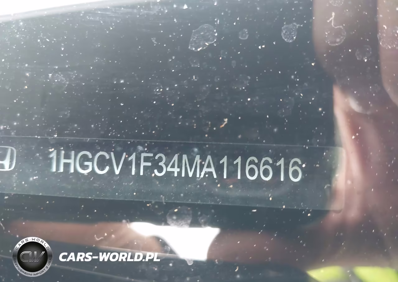 2021 Honda Accord Sport VIN:1HGCV1F34MA116616 - 16