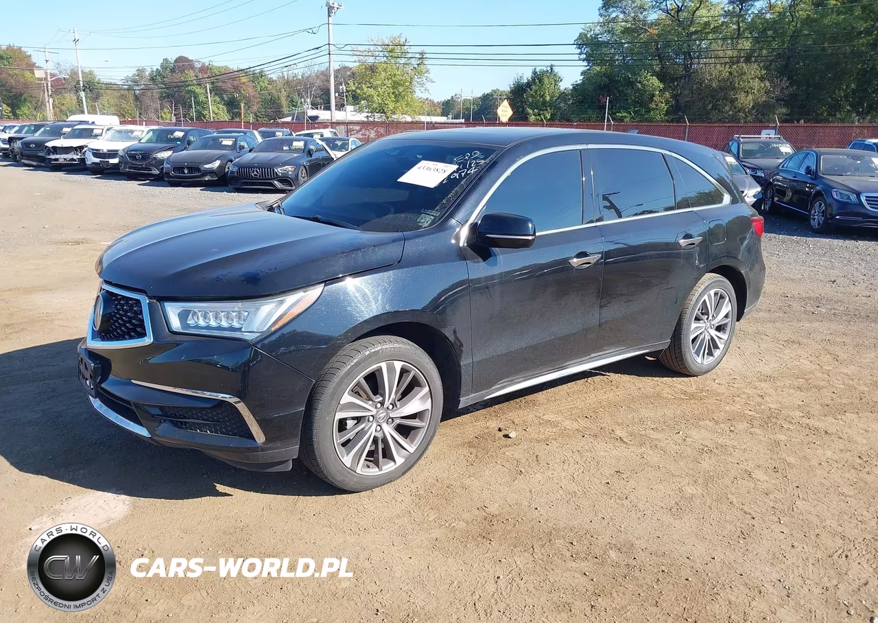 2019 Acura Mdx Tech Pkg VIN:5J8YD4H56KL022974 - 2