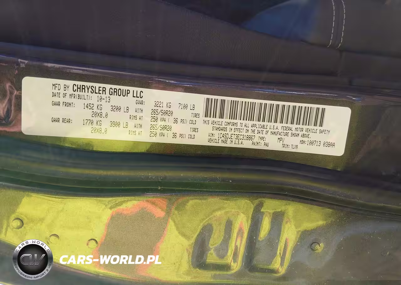2014 Dodge Durango Citadel VIN:1C4SDJET3EC318867 - 9