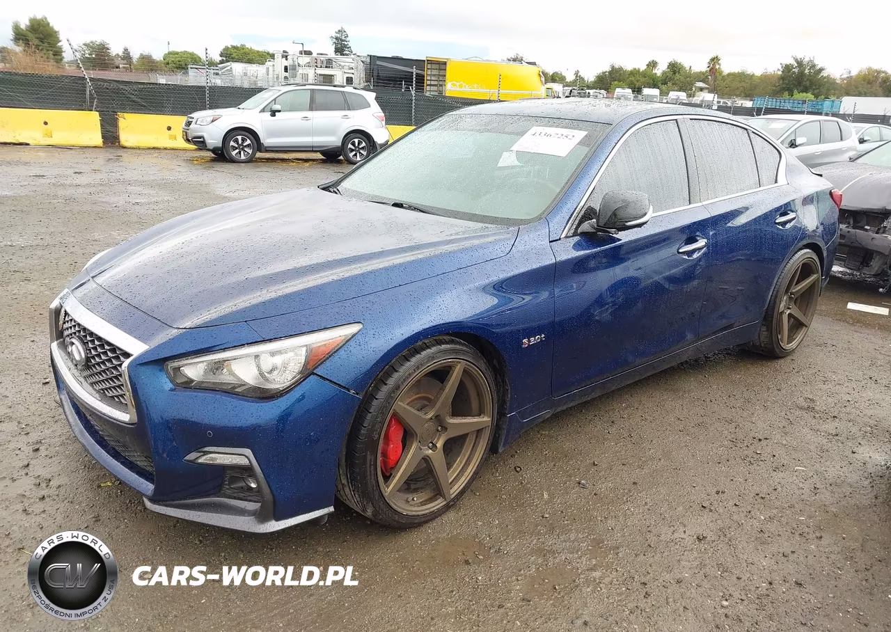 2019 Infiniti Q50 3.0T Red Sport 400 VIN:JN1FV7AP2KM760770 - 2