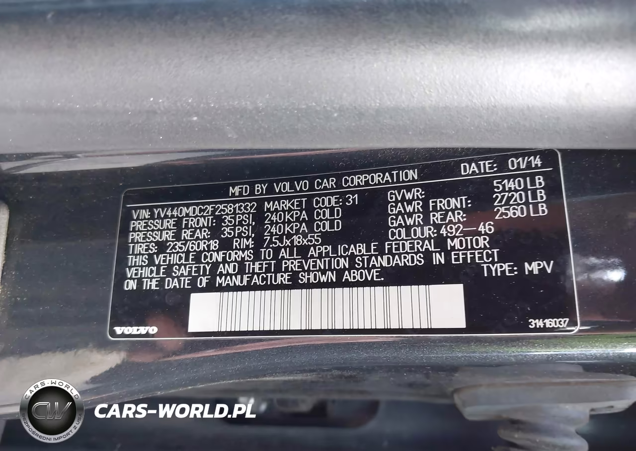 2015 Volvo Xc60 T5 Premier Plus VIN:YV440MDC2F2581332 - 9