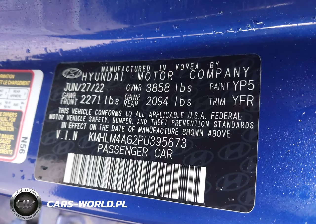 2023 Hyundai Elantra Sel VIN:KMHLM4AG2PU395673 - 9