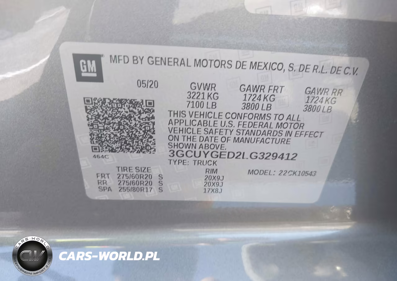2020 Chevrolet Silverado 1500 VIN:3GCUYGED2LG329412 - 9