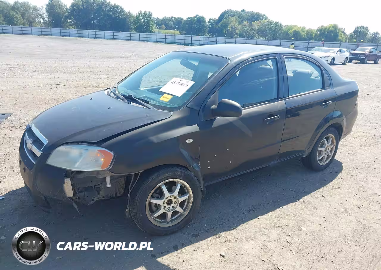 2008 Chevrolet Aveo Ls VIN:KL1TD56668B214993 - 2