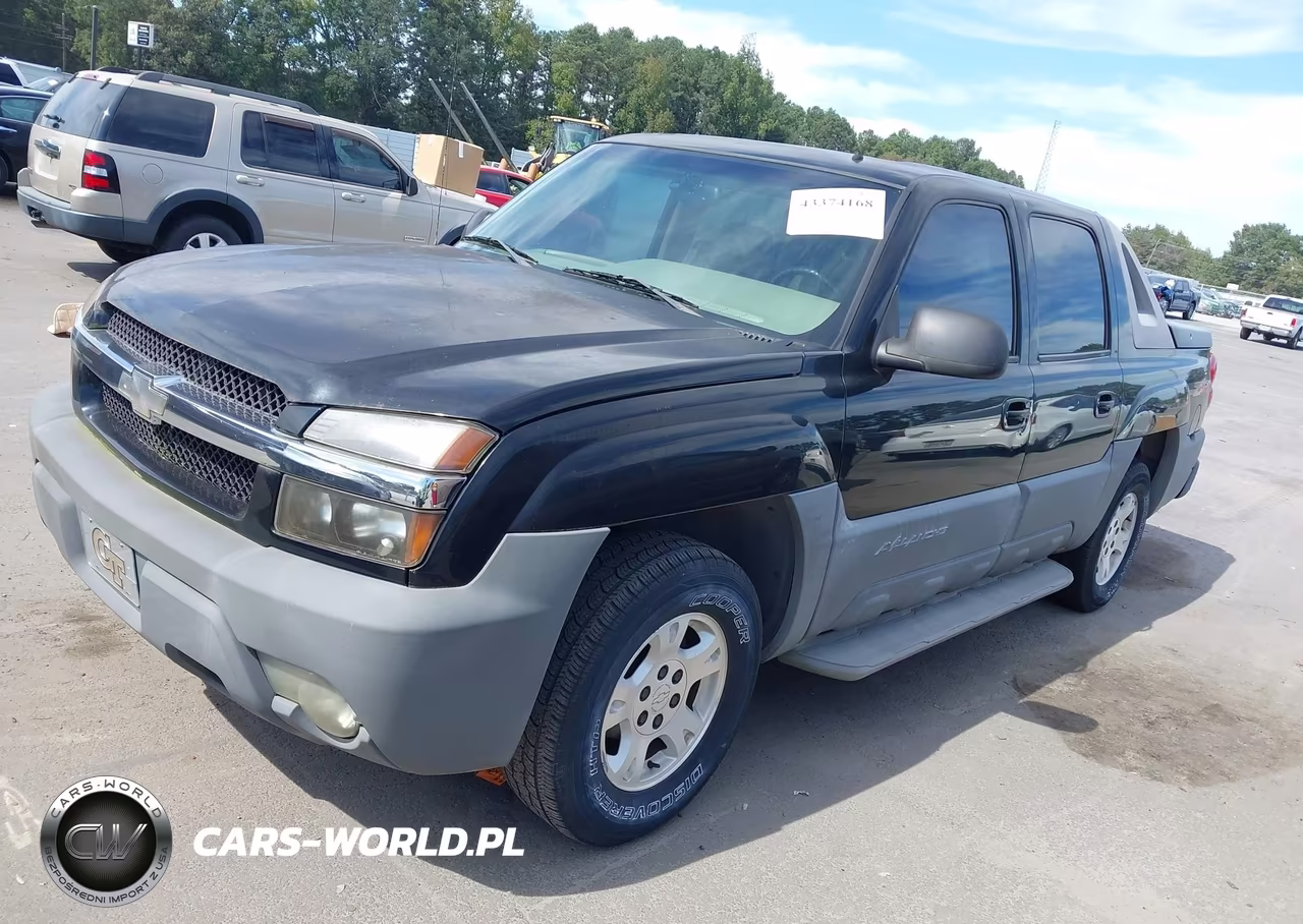 2002 Chevrolet Avalanche 1500 VIN:3GNEC13T42G197236 - 2
