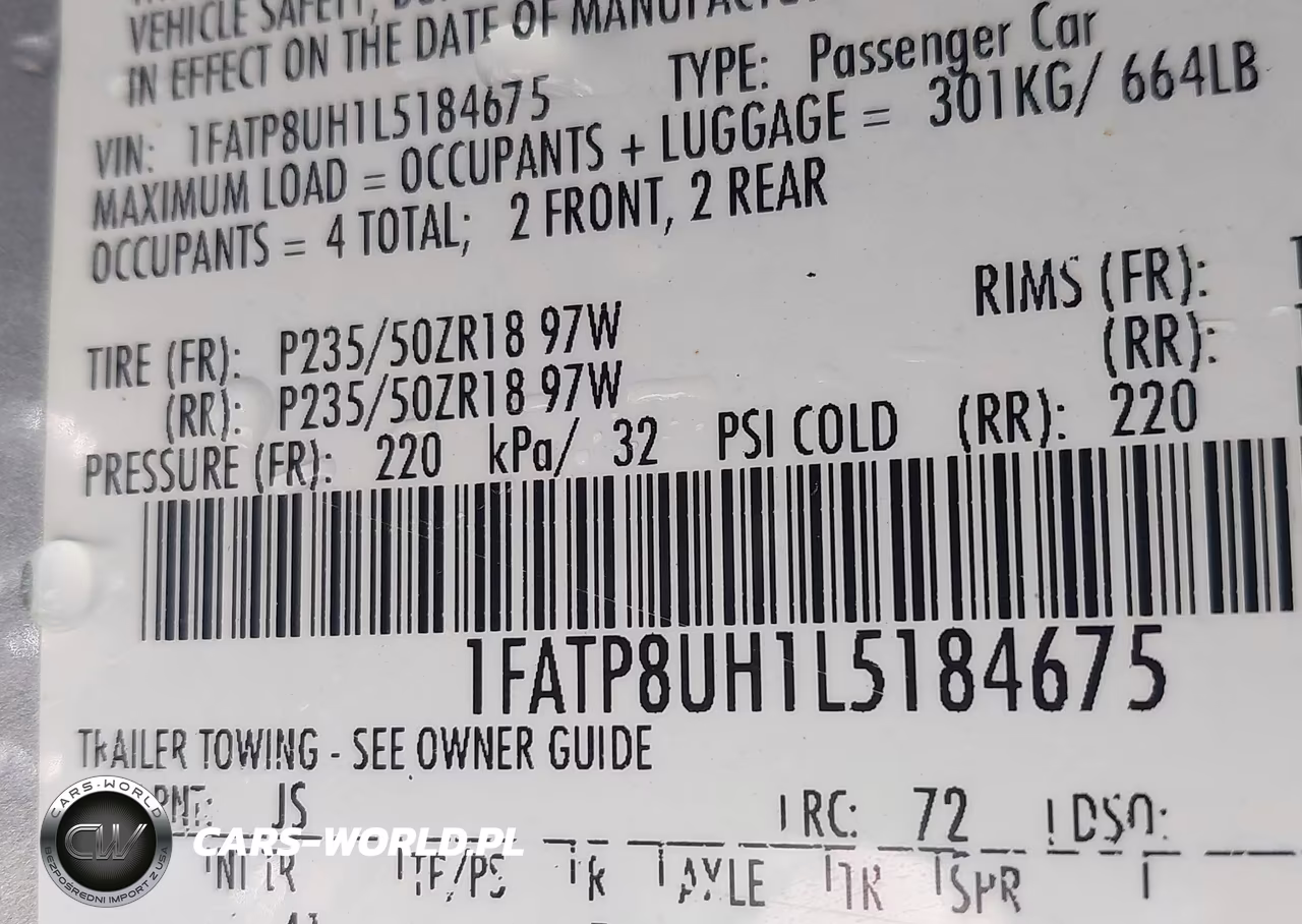 2020 Ford Mustang Ecoboost Premium VIN:1FATP8UH1L5184675 - 9