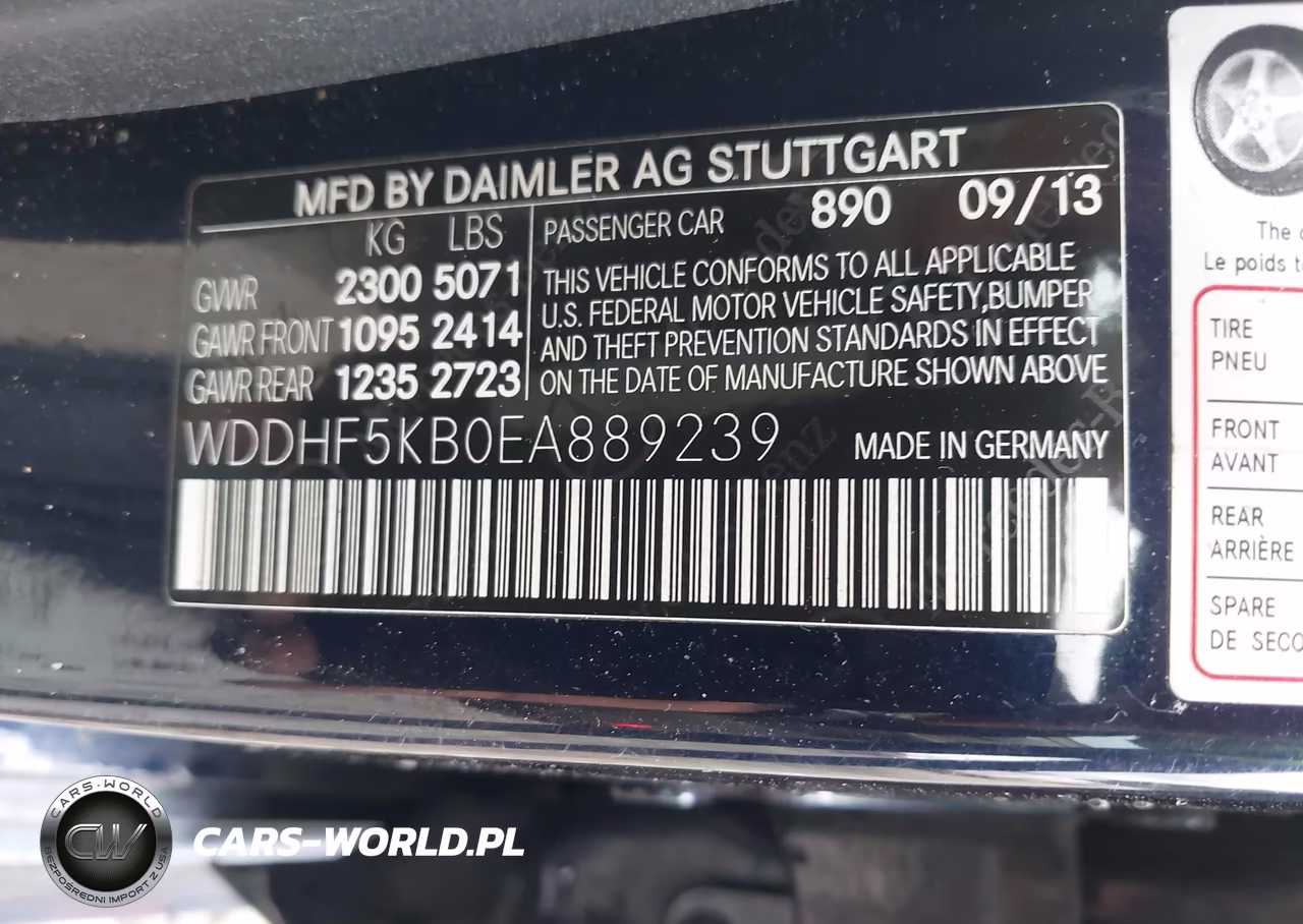 2014 Mercedes-Benz E 350 VIN:WDDHF5KB0EA889239 - 9