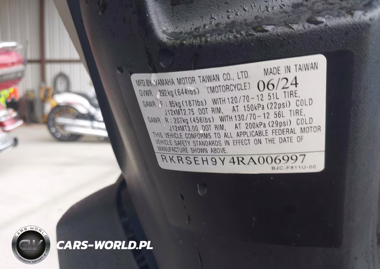 2024 Yamaha Yw125 VIN:RKRSEH9Y4RA006997 - 10