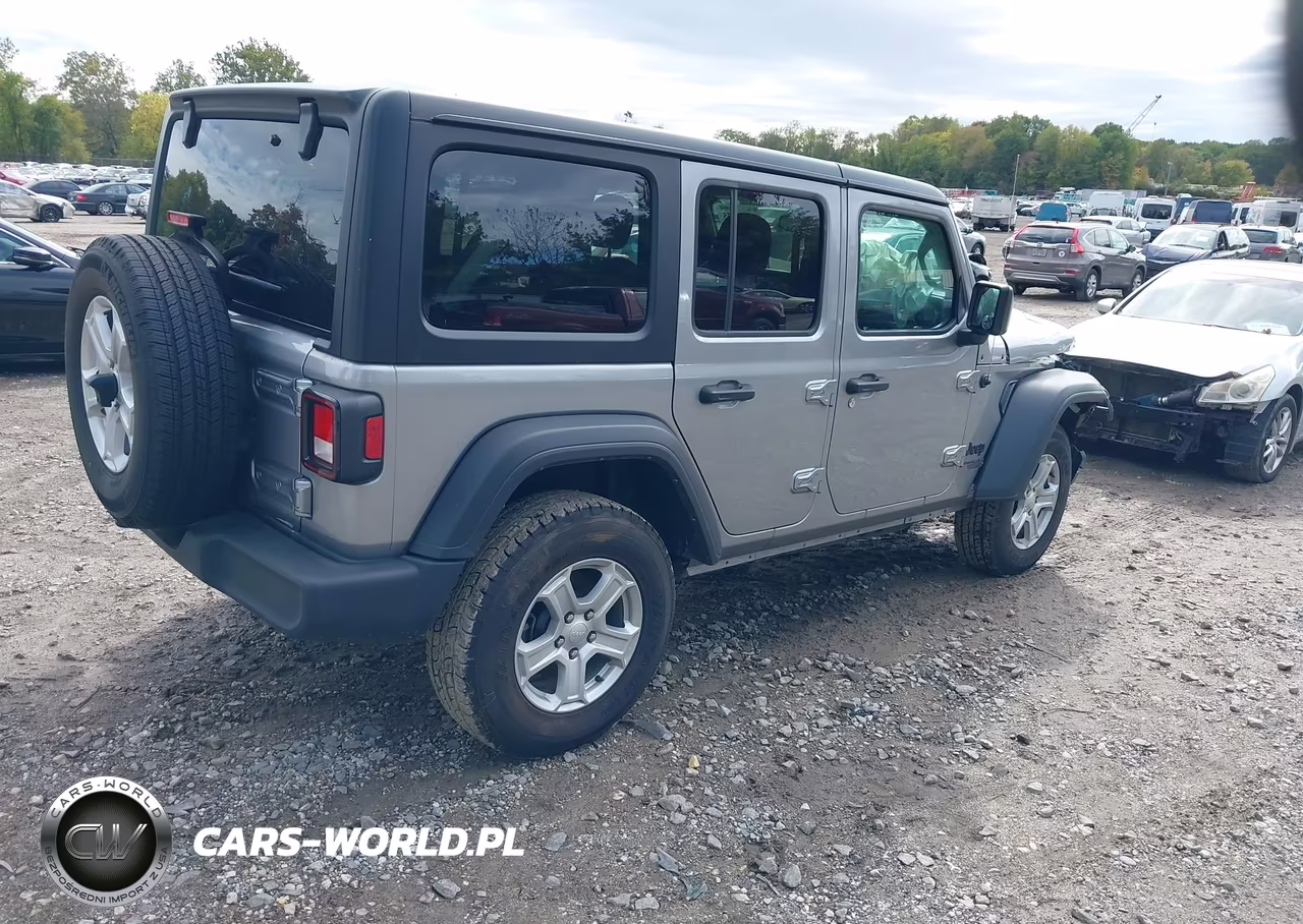 2021 Jeep Wrangler Unlimited Sport S 4X4 VIN:1C4HJXDG6MW743538 - 4
