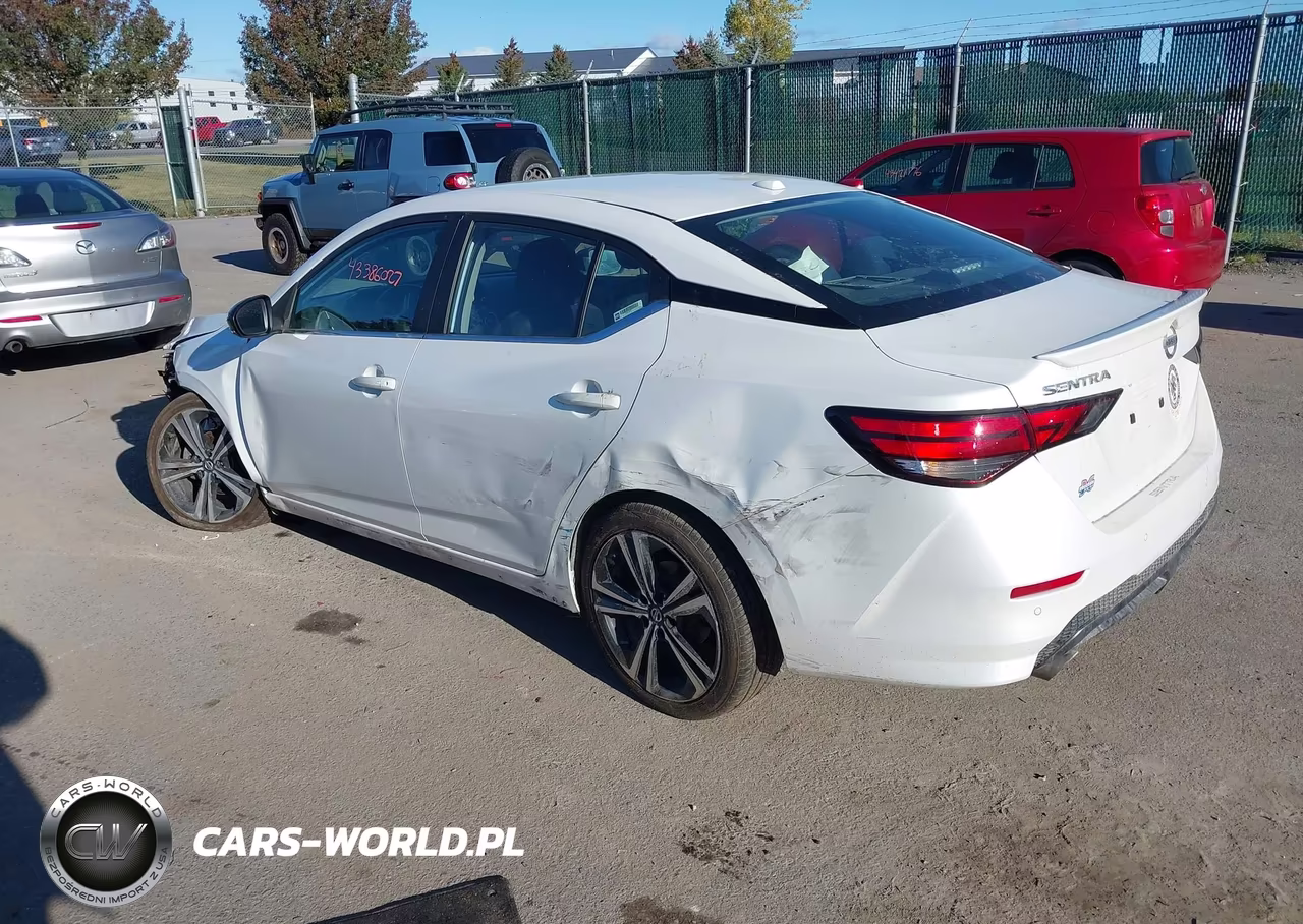 2021 Nissan Sentra Sr Xtronic Cvt VIN:3N1AB8DV0MY227089 - 3