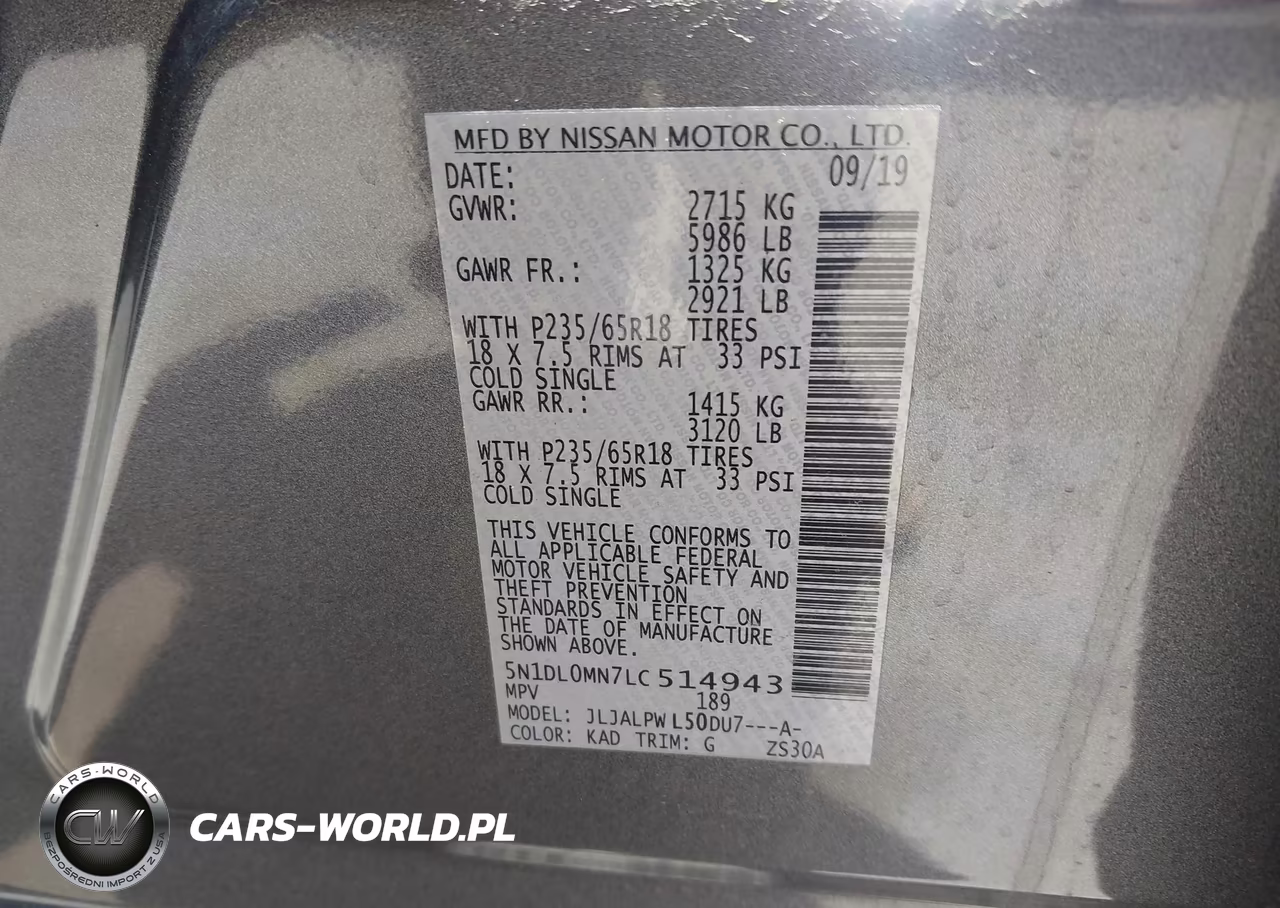 2020 Infiniti Qx60 Pure VIN:5N1DL0MN7LC514943 - 9