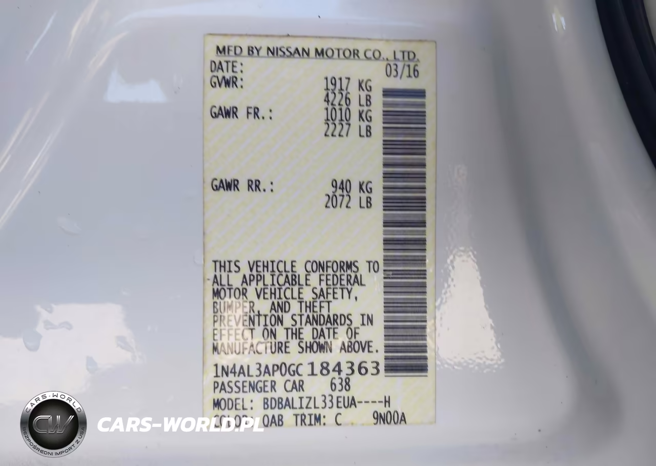 2016 Nissan Altima 2.5 Sv VIN:1N4AL3AP0GC184363 - 9