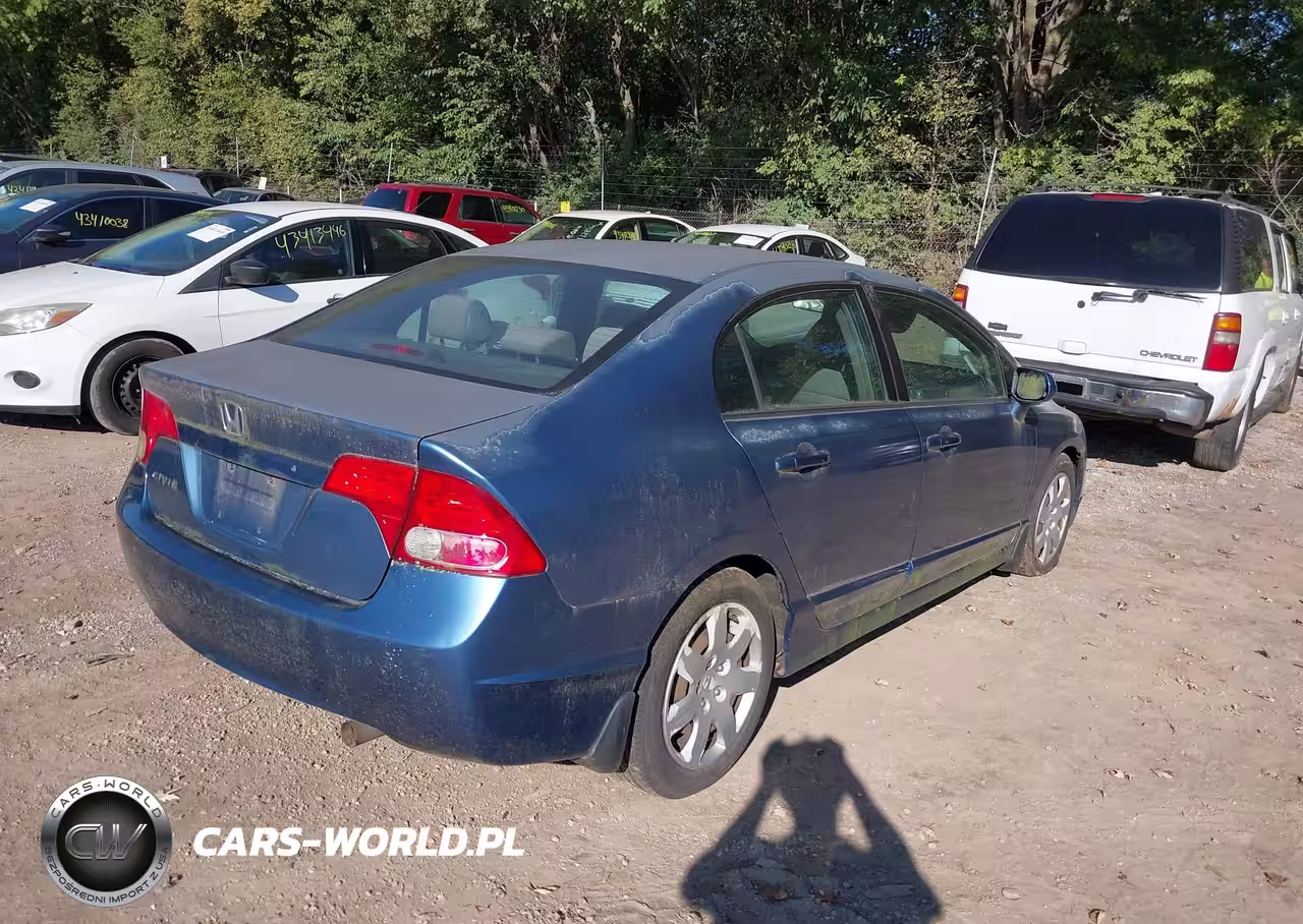 2007 Honda Civic Lx VIN:2HGFA16527H504475 - 4