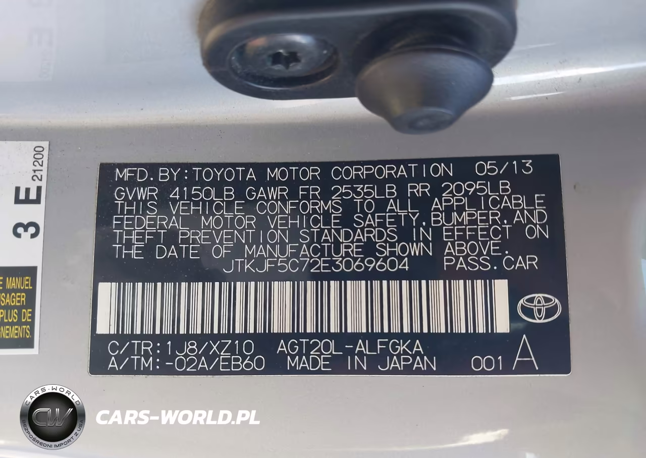 2014 Scion Tc 10 Series VIN:JTKJF5C72E3069604 - 9
