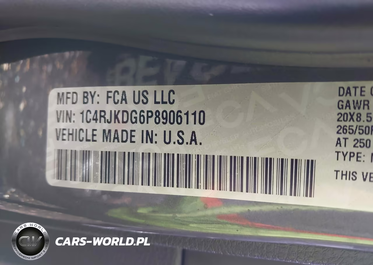 2023 Jeep Grand Cherokee L Overland 4X4 VIN:1C4RJKDG6P8906110 - 9