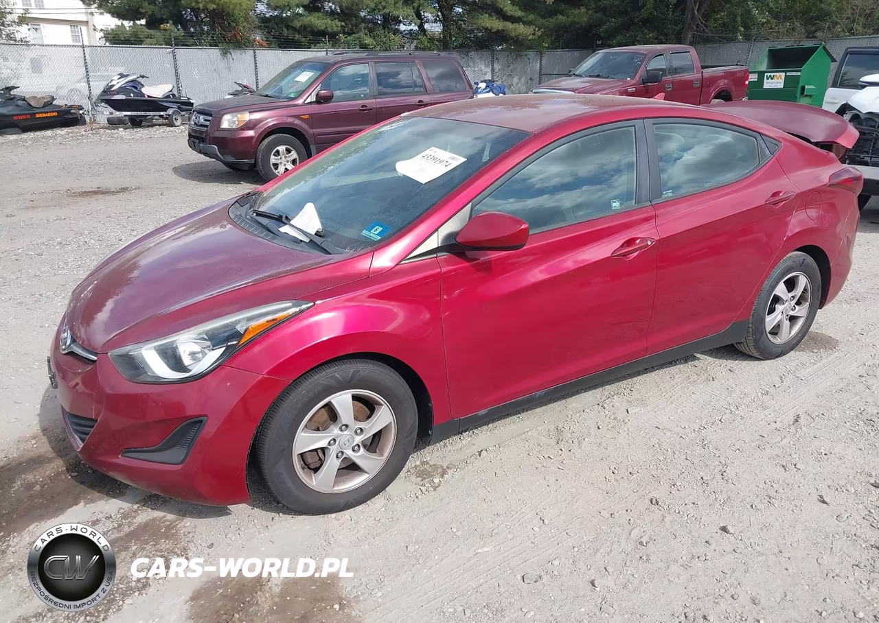 2014 Hyundai Elantra Se VIN:5NPDH4AE3EH469377 - 2