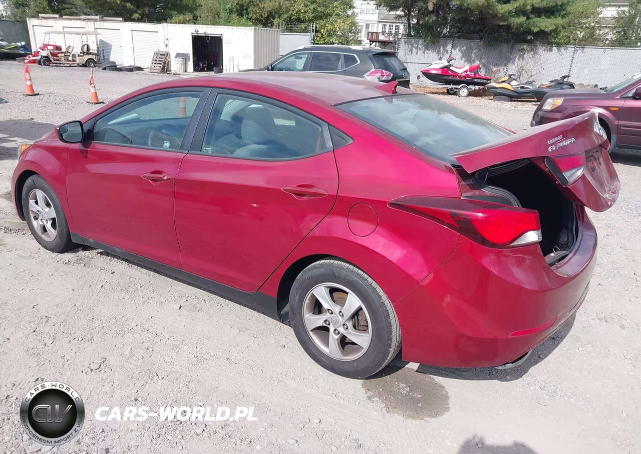 2014 Hyundai Elantra Se VIN:5NPDH4AE3EH469377 - 3