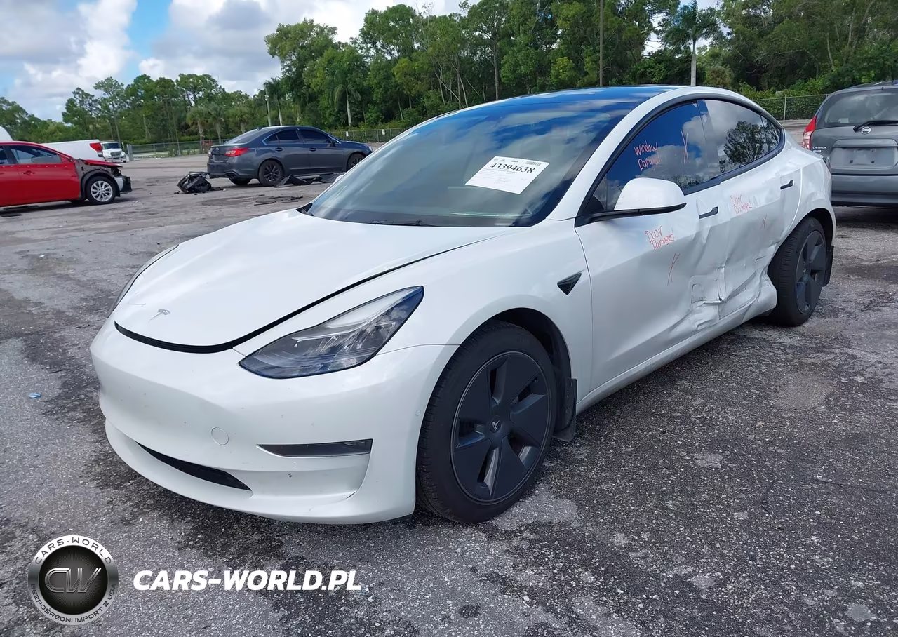 2022 Tesla Model 3 Rear-Wheel Drive VIN:5YJ3E1EA9NF168086 - 2