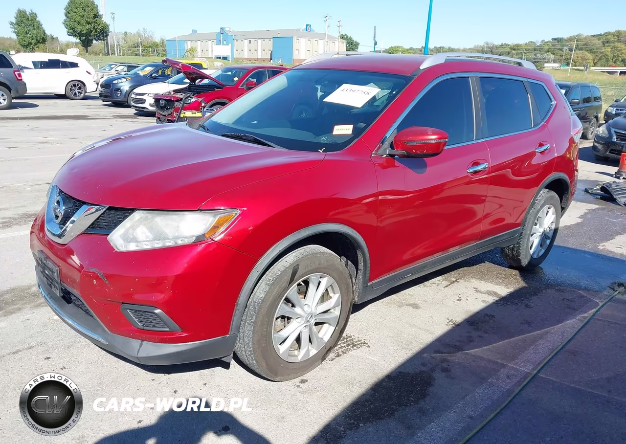 2016 Nissan Rogue Sv VIN:KNMAT2MV5GP639196 - 2