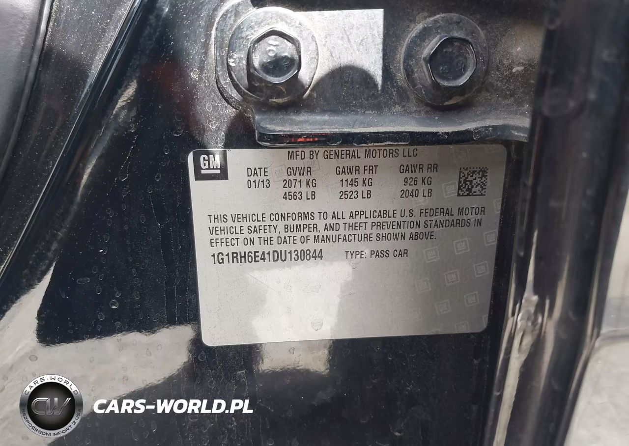 2013 Chevrolet Volt VIN:1G1RH6E41DU130844 - 9