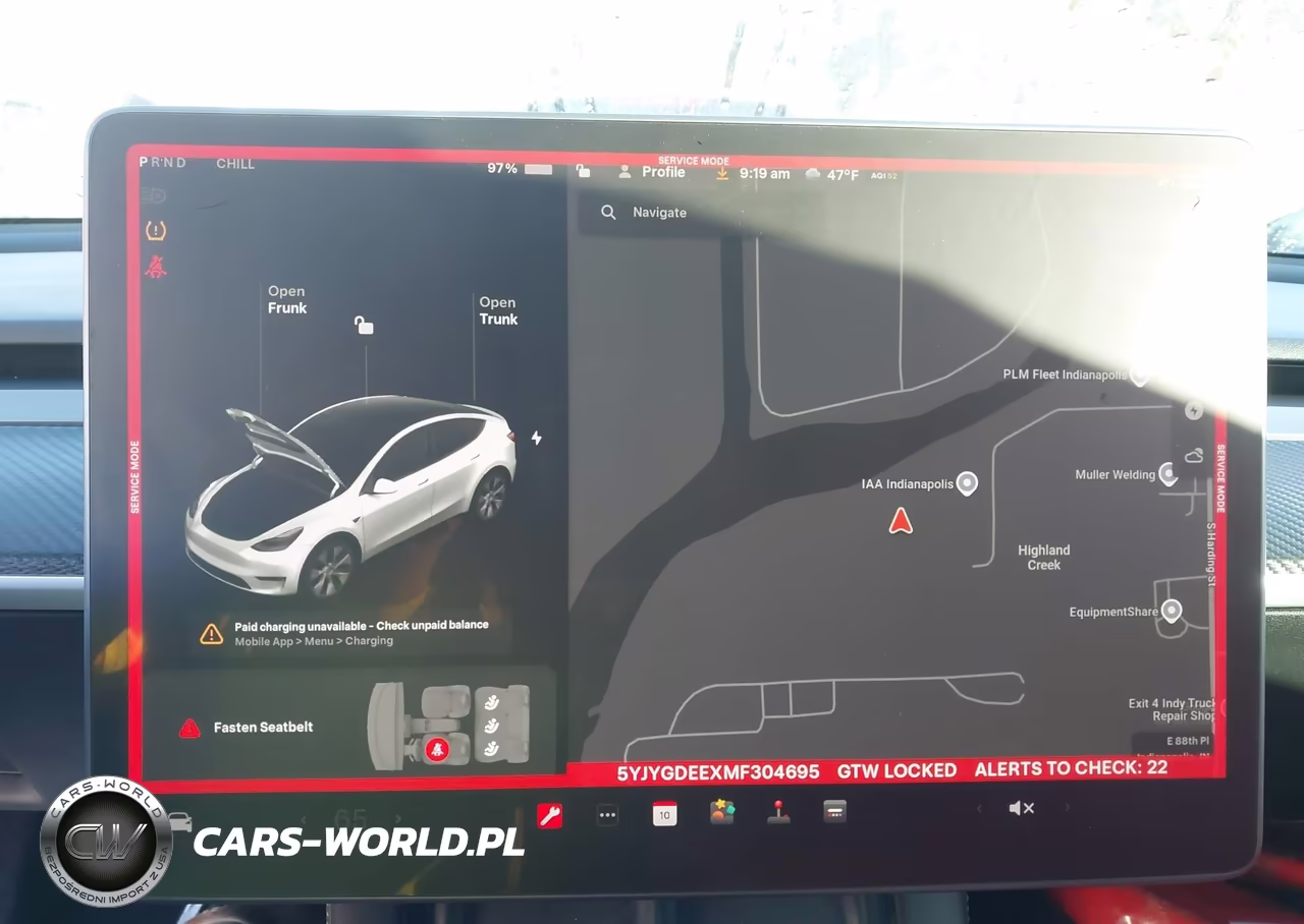 2021 Tesla Model Y Long Range Dual Motor All-Wheel Drive VIN:5YJYGDEEXMF304695 - 7