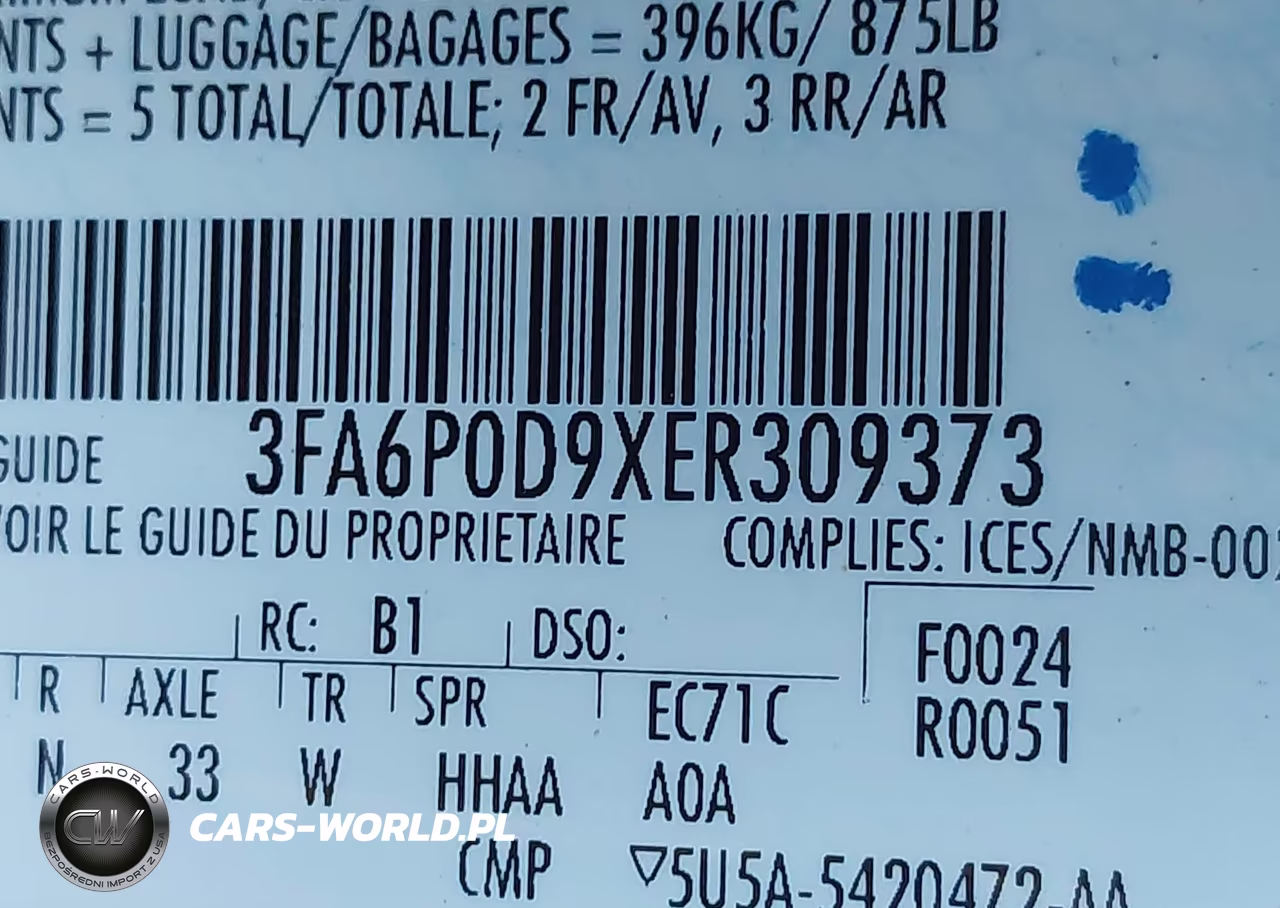 2014 Ford Fusion Titanium VIN:3FA6P0D9XER309373 - 9