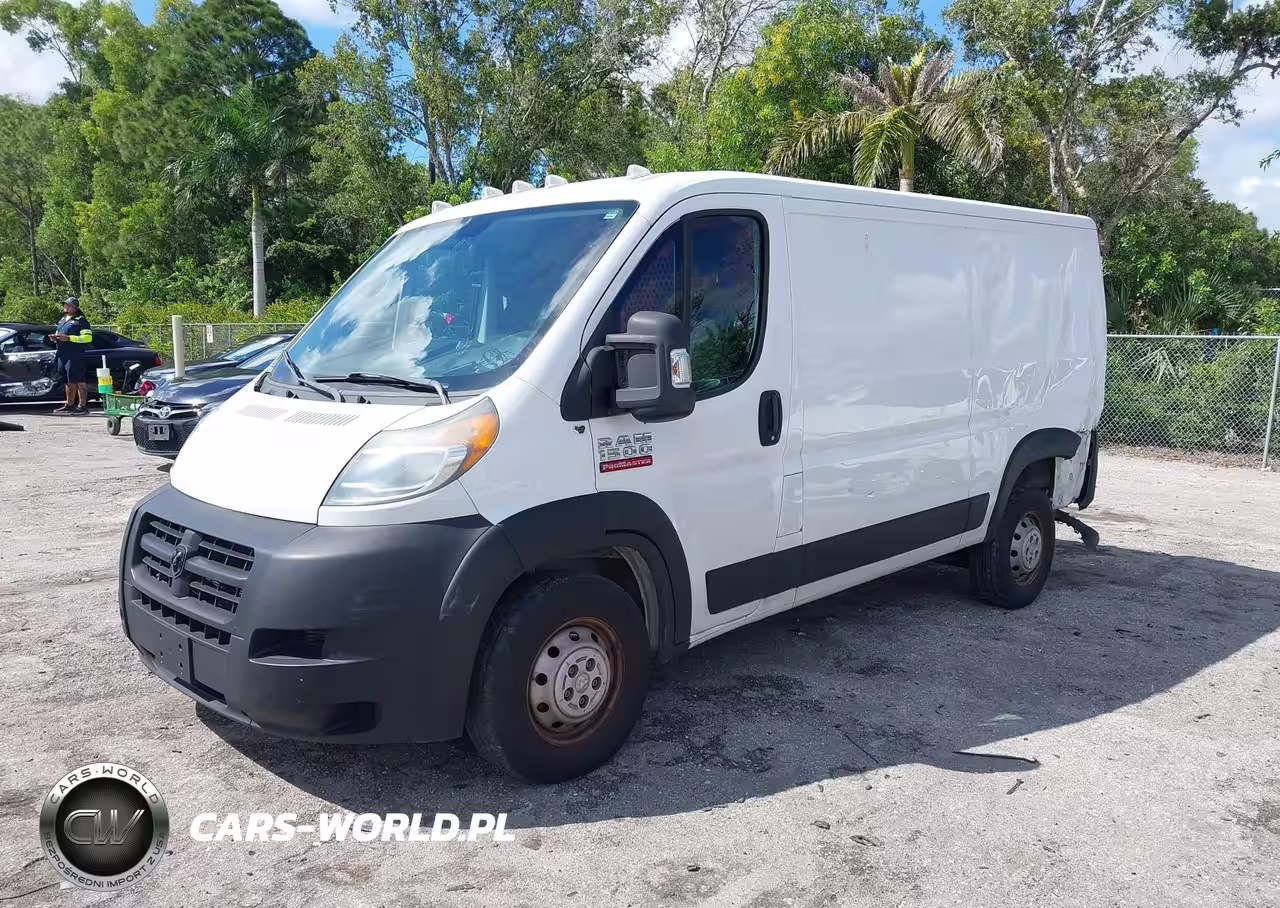 2018 Ram Promaster 1500 Low Roof 136 Wb VIN:3C6TRVAGXJE155344 - 2