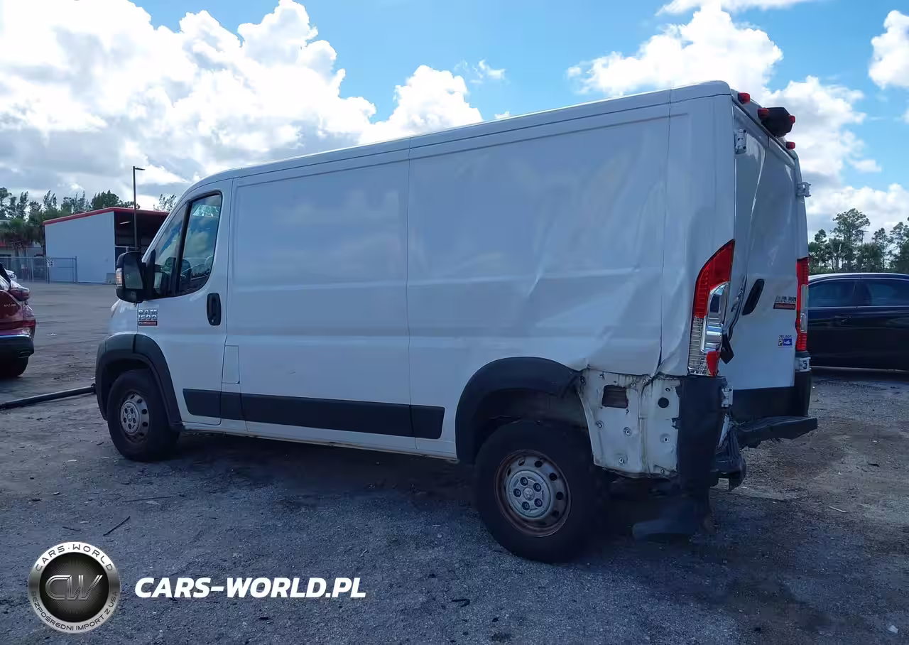 2018 Ram Promaster 1500 Low Roof 136 Wb VIN:3C6TRVAGXJE155344 - 3