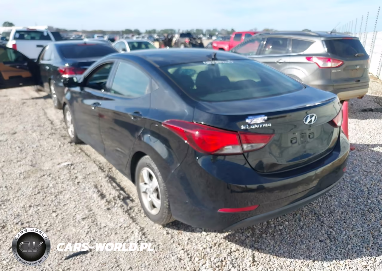 2015 Hyundai Elantra Se VIN:5NPDH4AE6FH651625 - 3