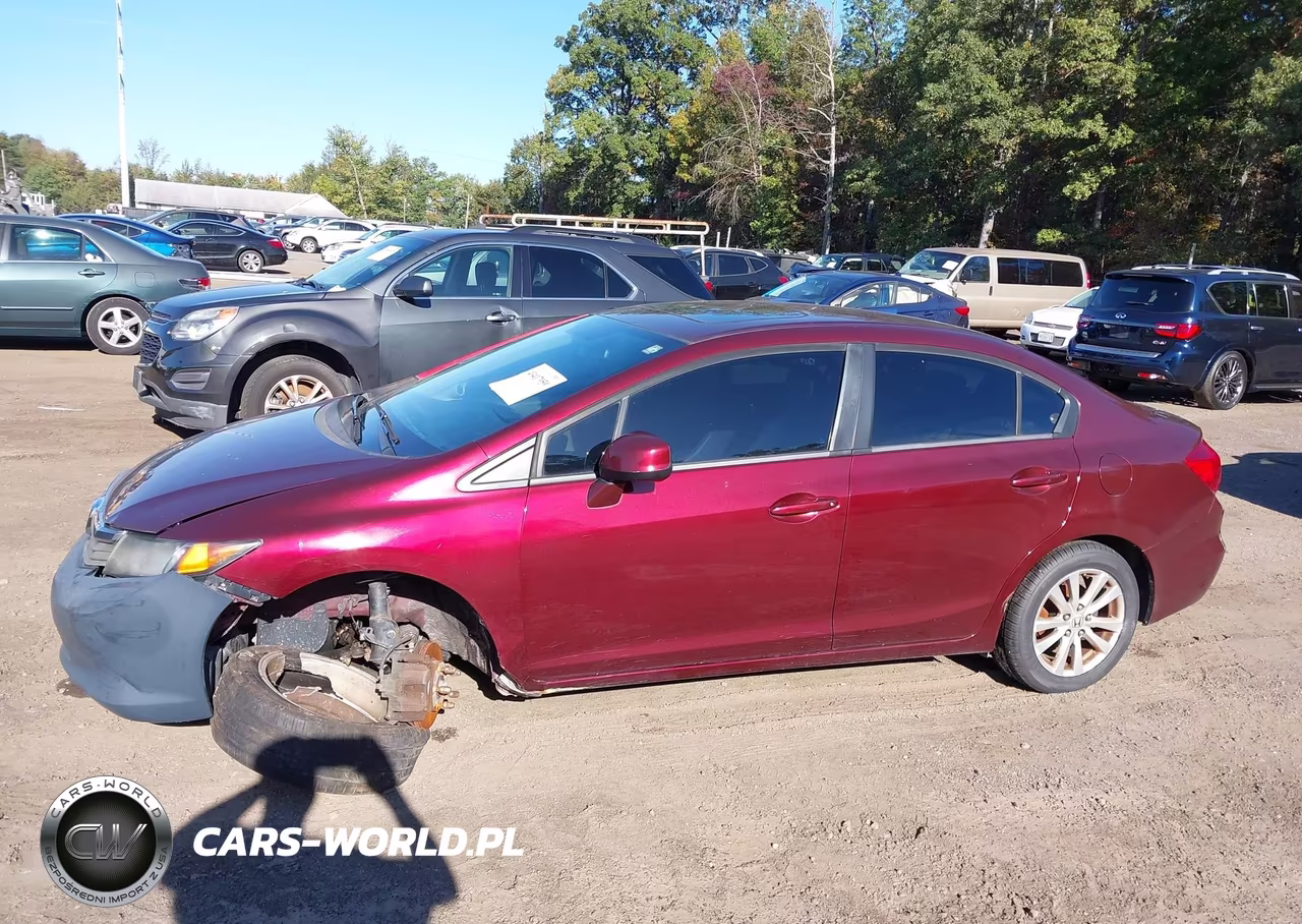 2012 Honda Civic Ex-L VIN:19XFB2F93CE300570 - 14