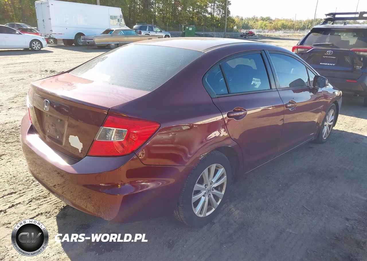 2012 Honda Civic Ex-L VIN:19XFB2F93CE300570 - 4