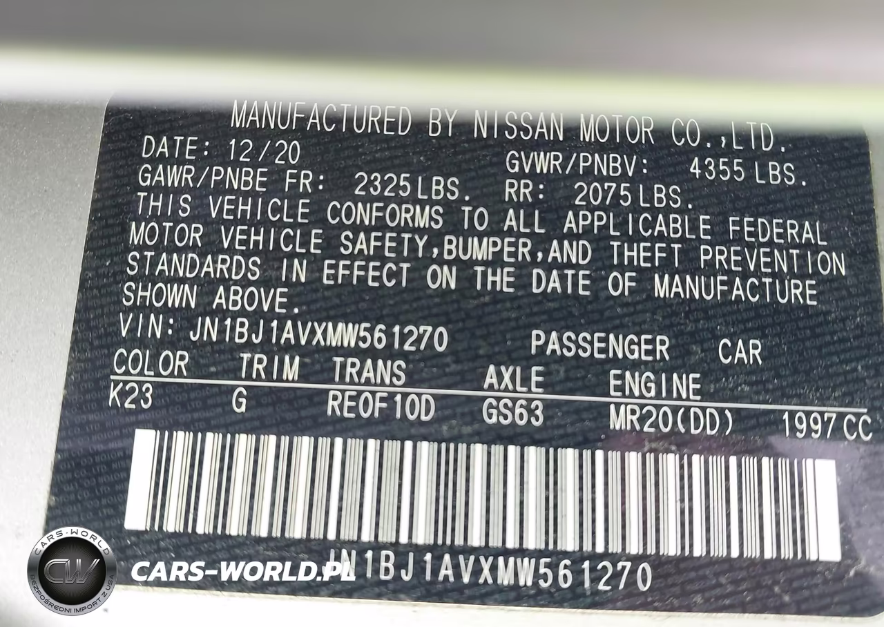 2021 Nissan Rogue Sport S Fwd Xtronic Cvt VIN:JN1BJ1AVXMW561270 - 9