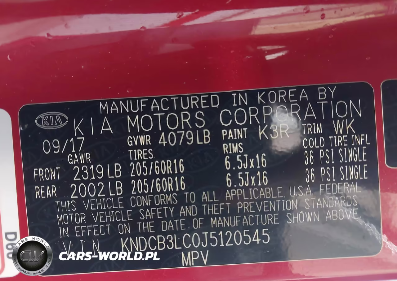2018 Kia Niro Fe VIN:KNDCB3LC0J5120545 - 9