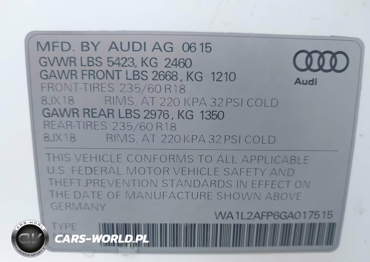 2016 Audi Q5 2.0T Premium VIN:WA1L2AFP6GA017515 - 9
