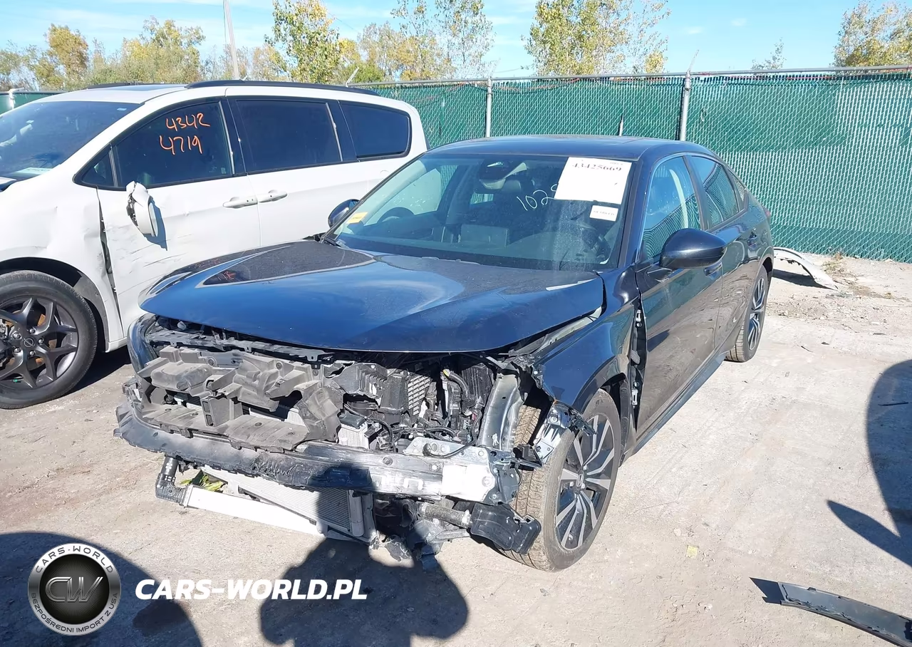 2022 Honda Civic Ex-L VIN:19XFL1H76NE006120 - 2