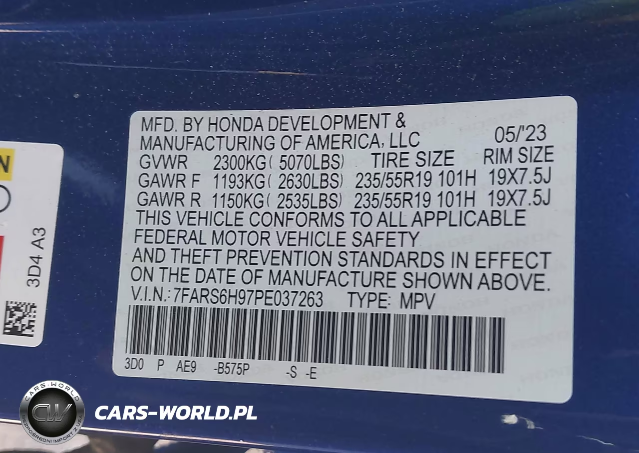 2023 Honda Cr-V Hybrid Sport Touring VIN:7FARS6H97PE037263 - 9
