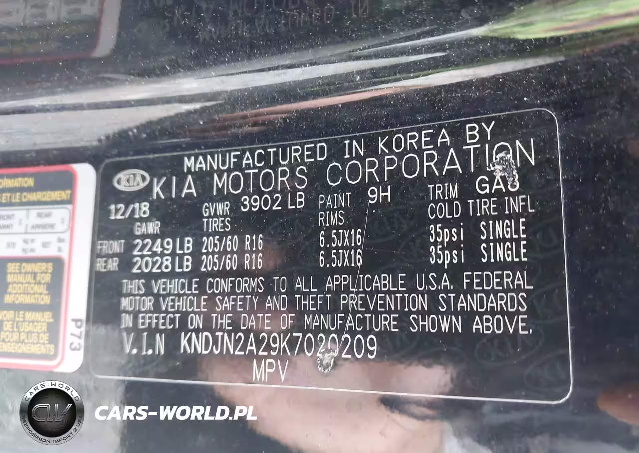 2019 Kia Soul VIN:KNDJN2A29K7020209 - 9
