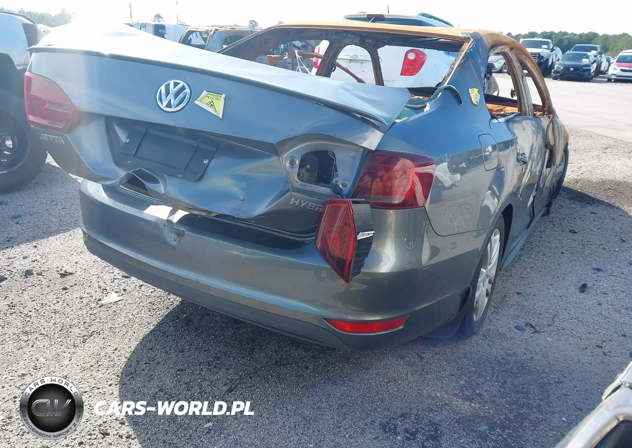 2014 Volkswagen Jetta Hybrid Sel VIN:3VW637AJ3EM212099 - 4